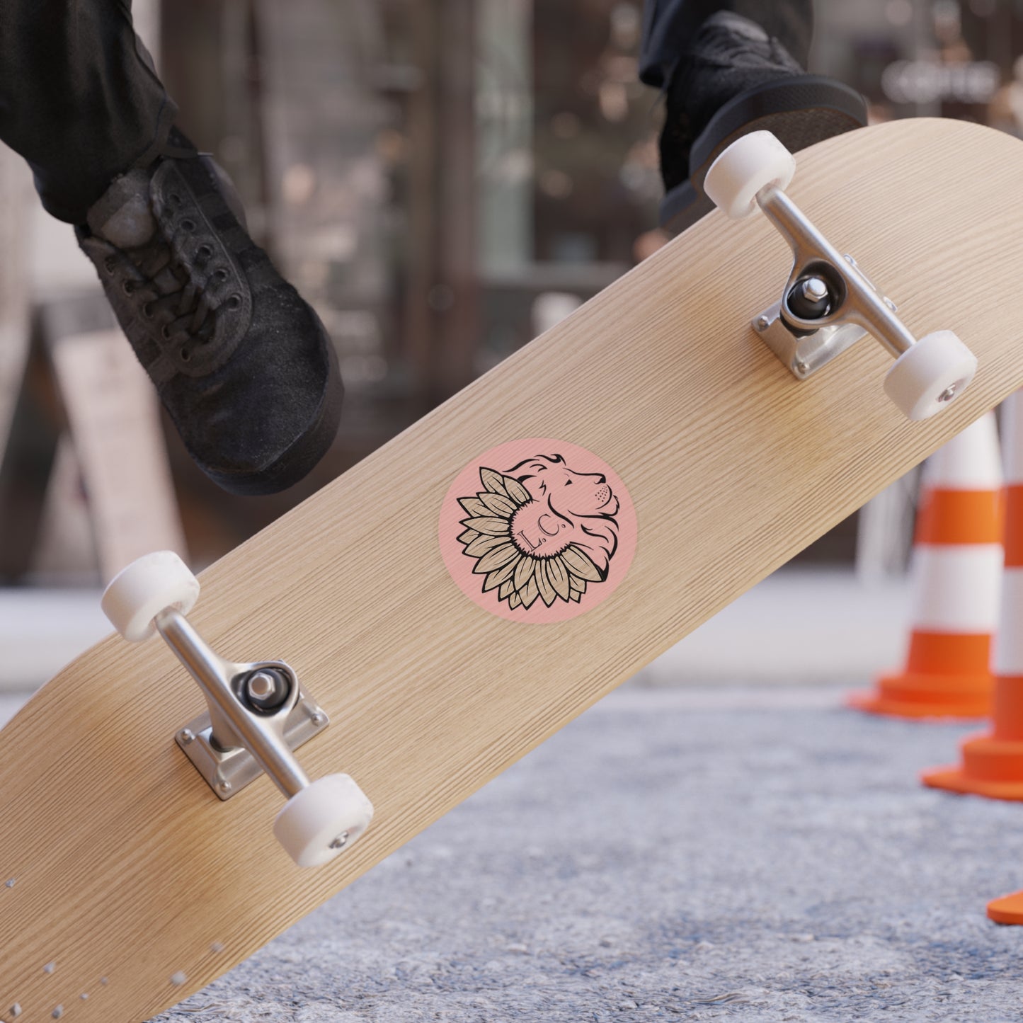Transparent Outdoor Logo Sticker