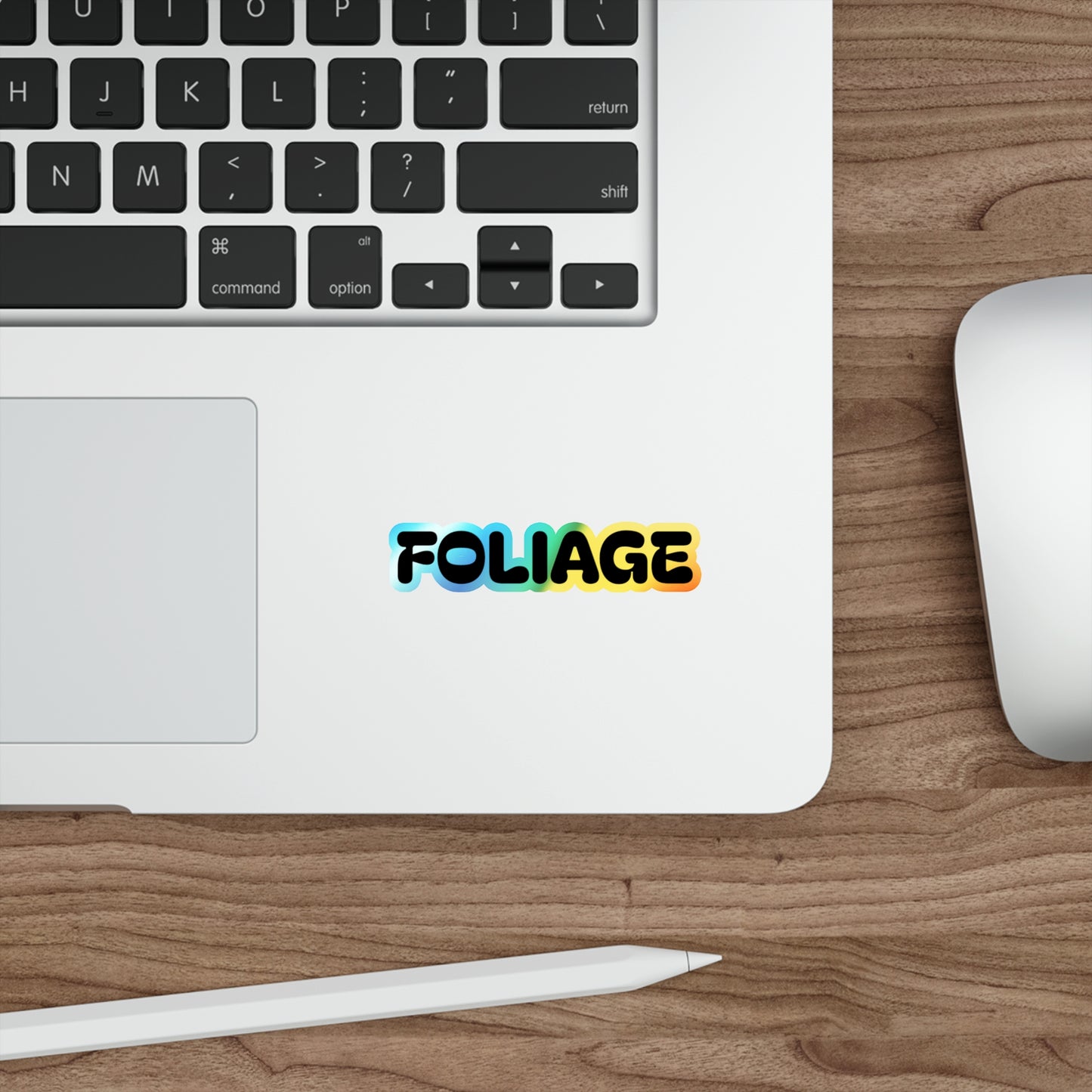 Holographic Die-cut Foliage Stickers
