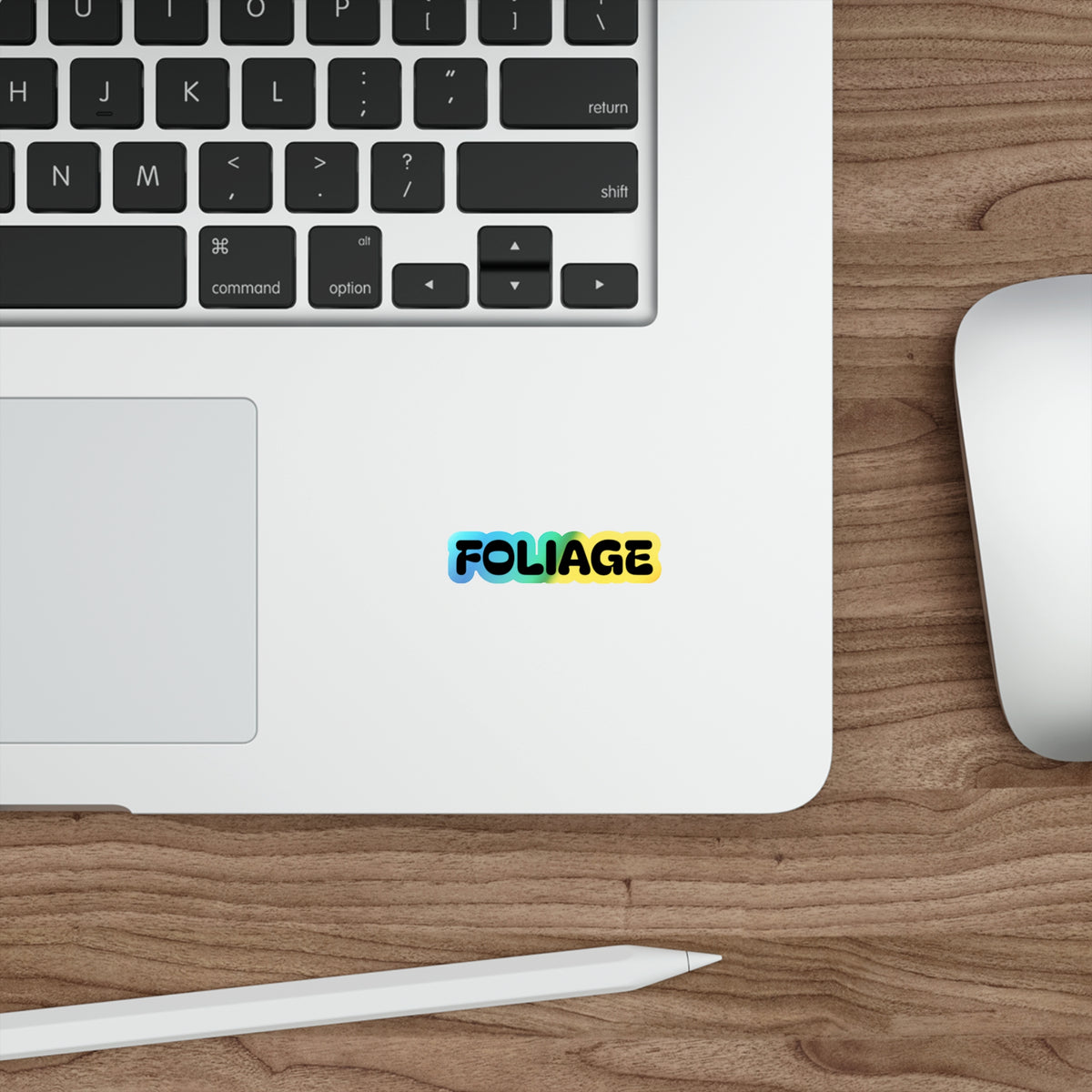 Holographic Die-cut Foliage Stickers
