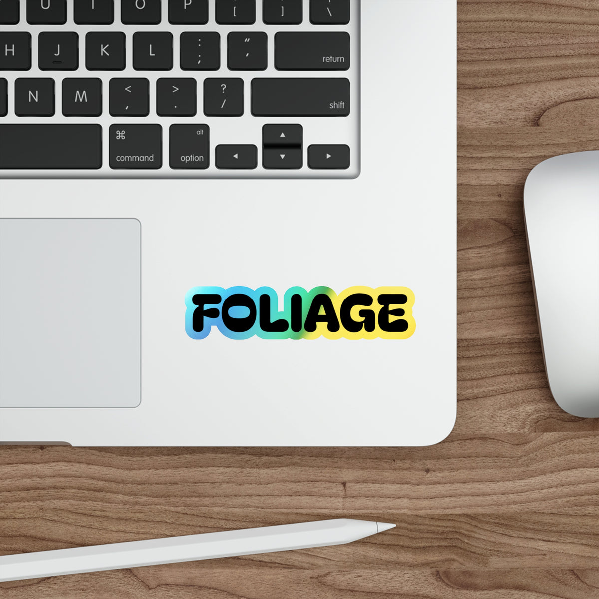 Holographic Die-cut Foliage Stickers