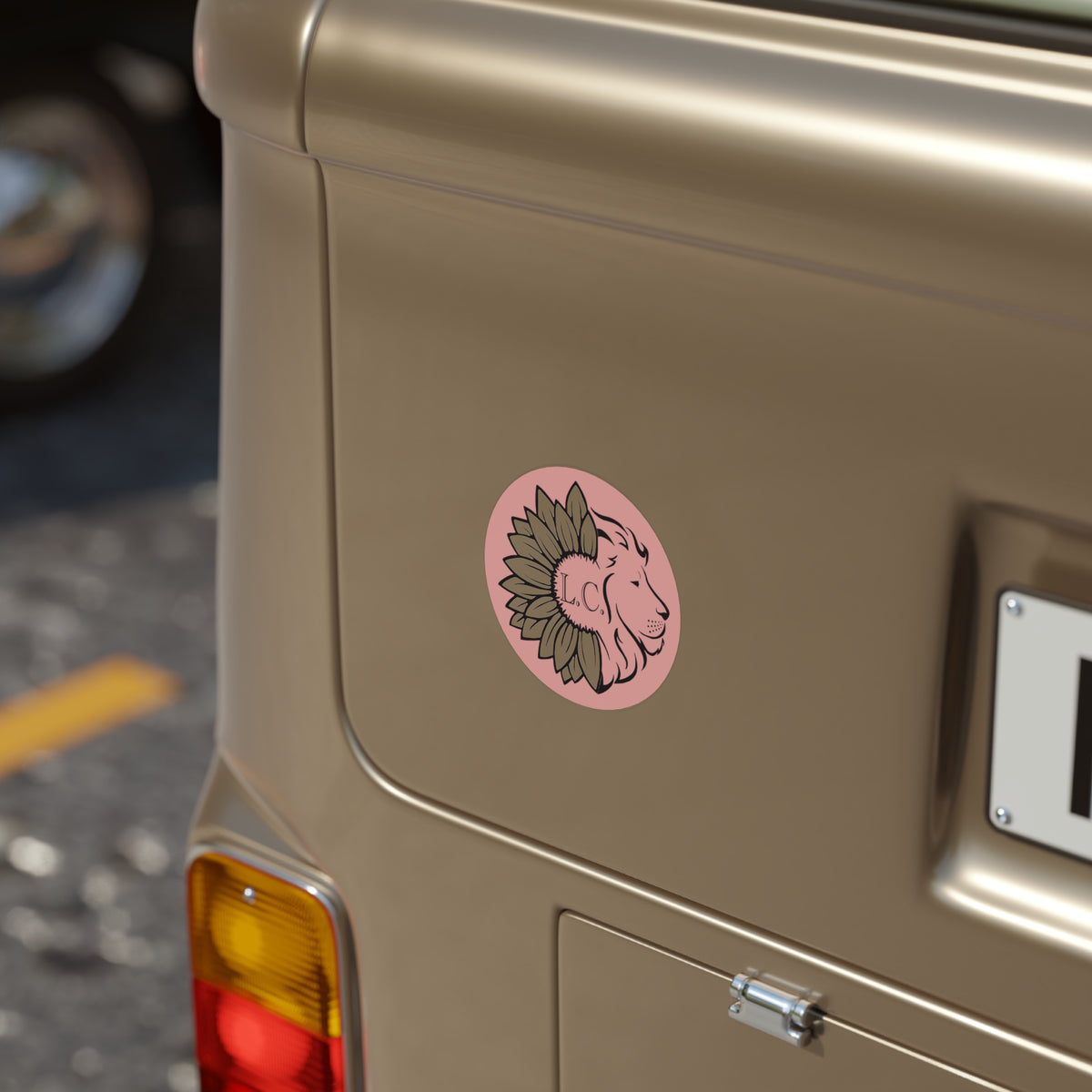 Transparent Outdoor Logo Sticker