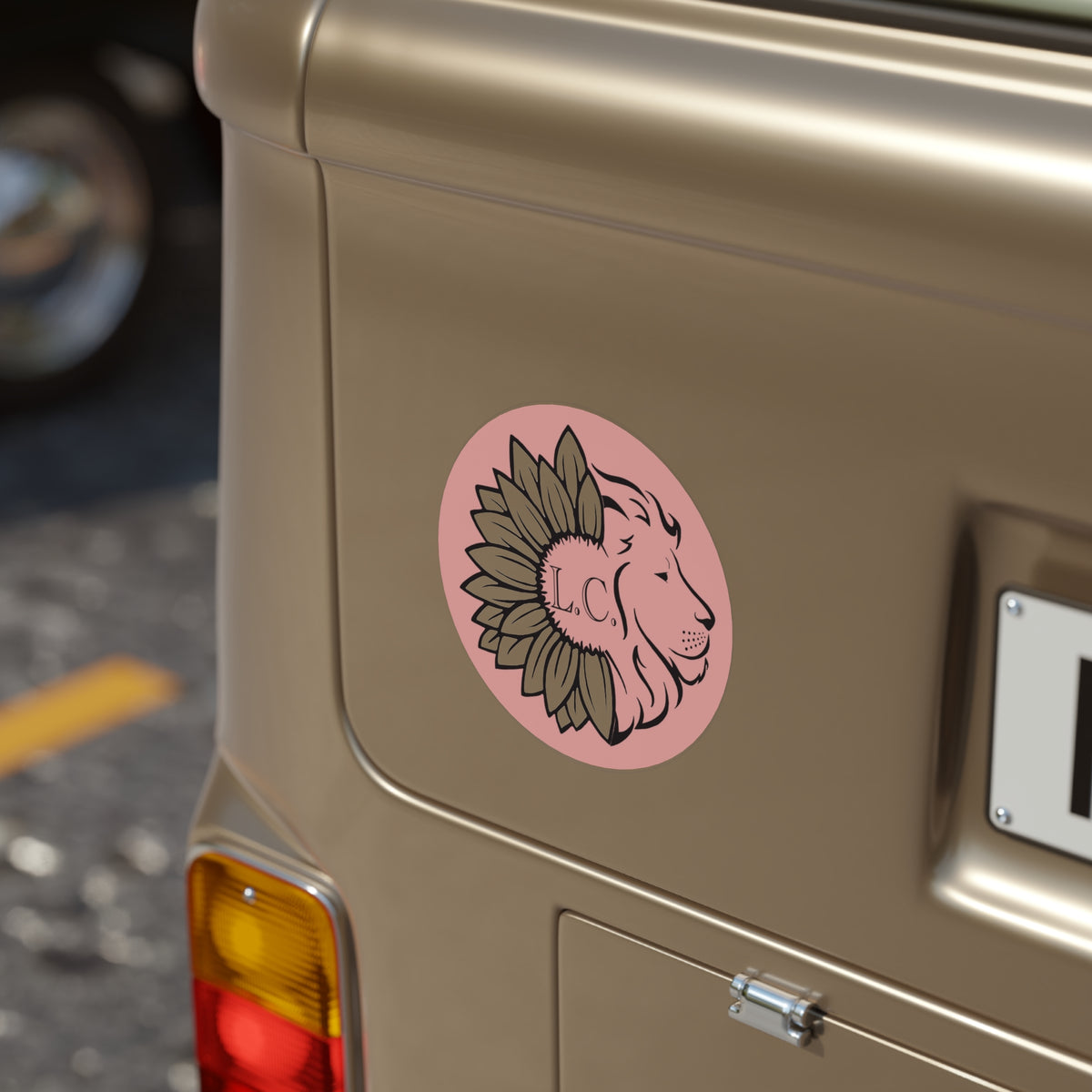 Transparent Outdoor Logo Sticker