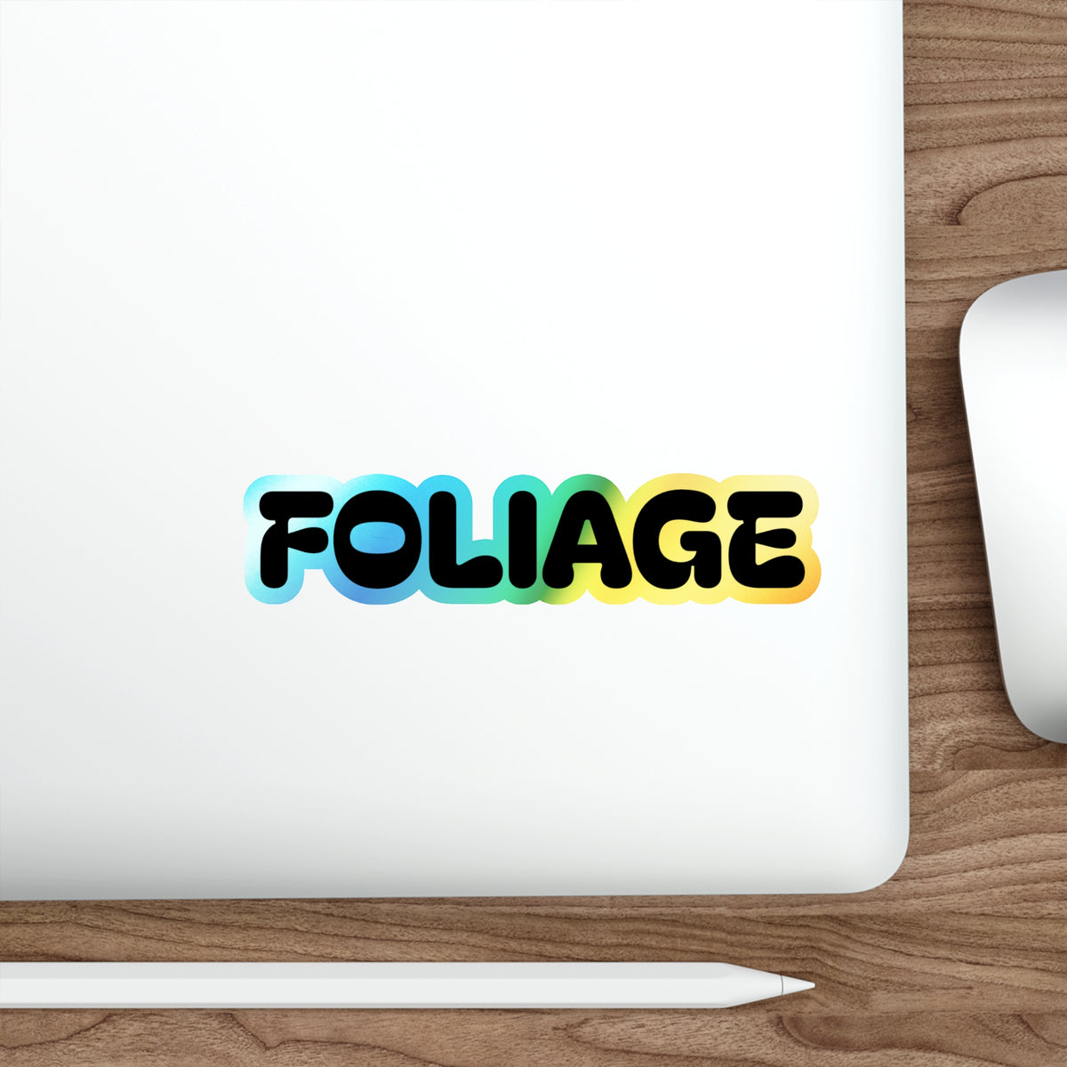 Holographic Die-cut Foliage Stickers