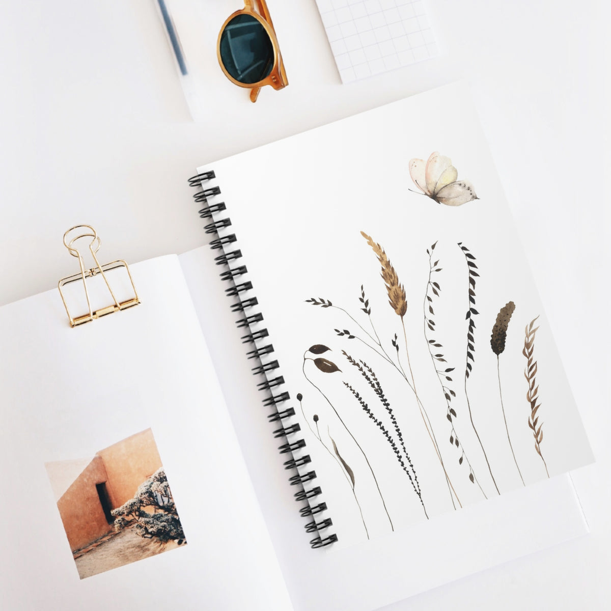 Simple Seasons Botanical Spiral Notebook