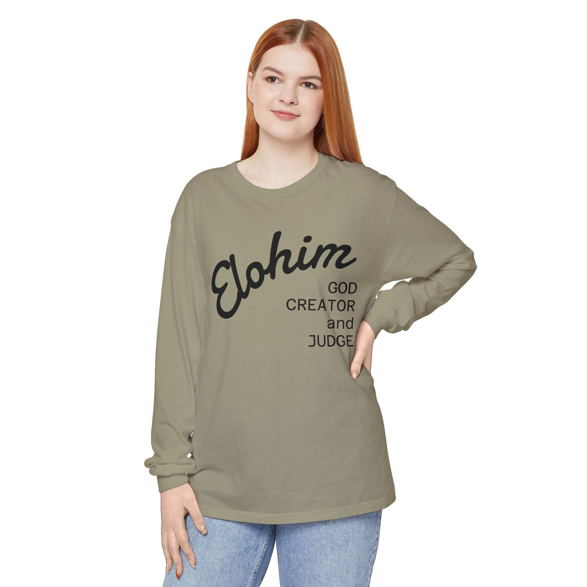 Elohim — Names of God Long-Sleeve T-Shirt