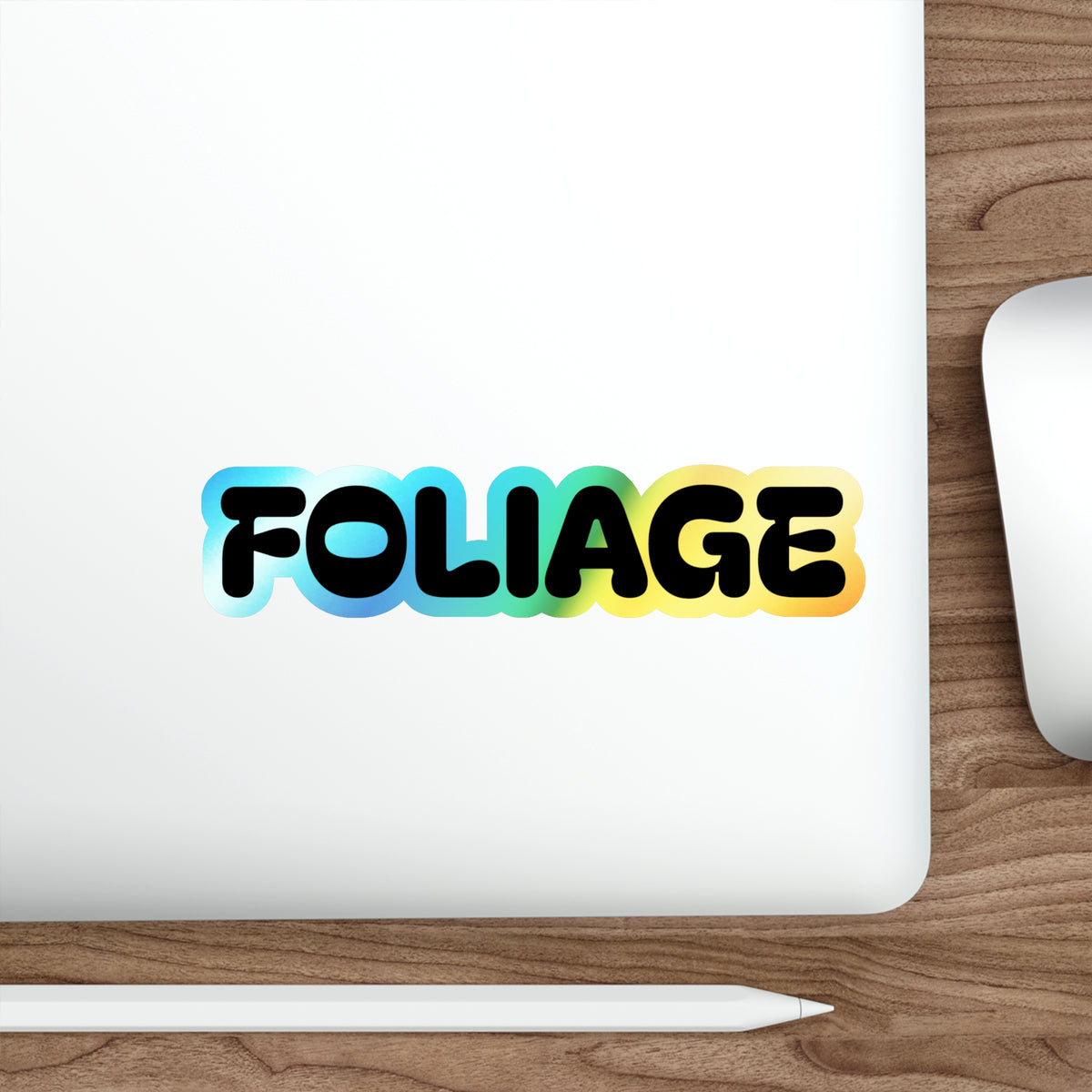 Holographic Die-cut Foliage Stickers