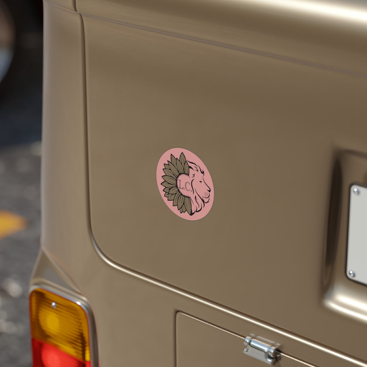 Transparent Outdoor Logo Sticker
